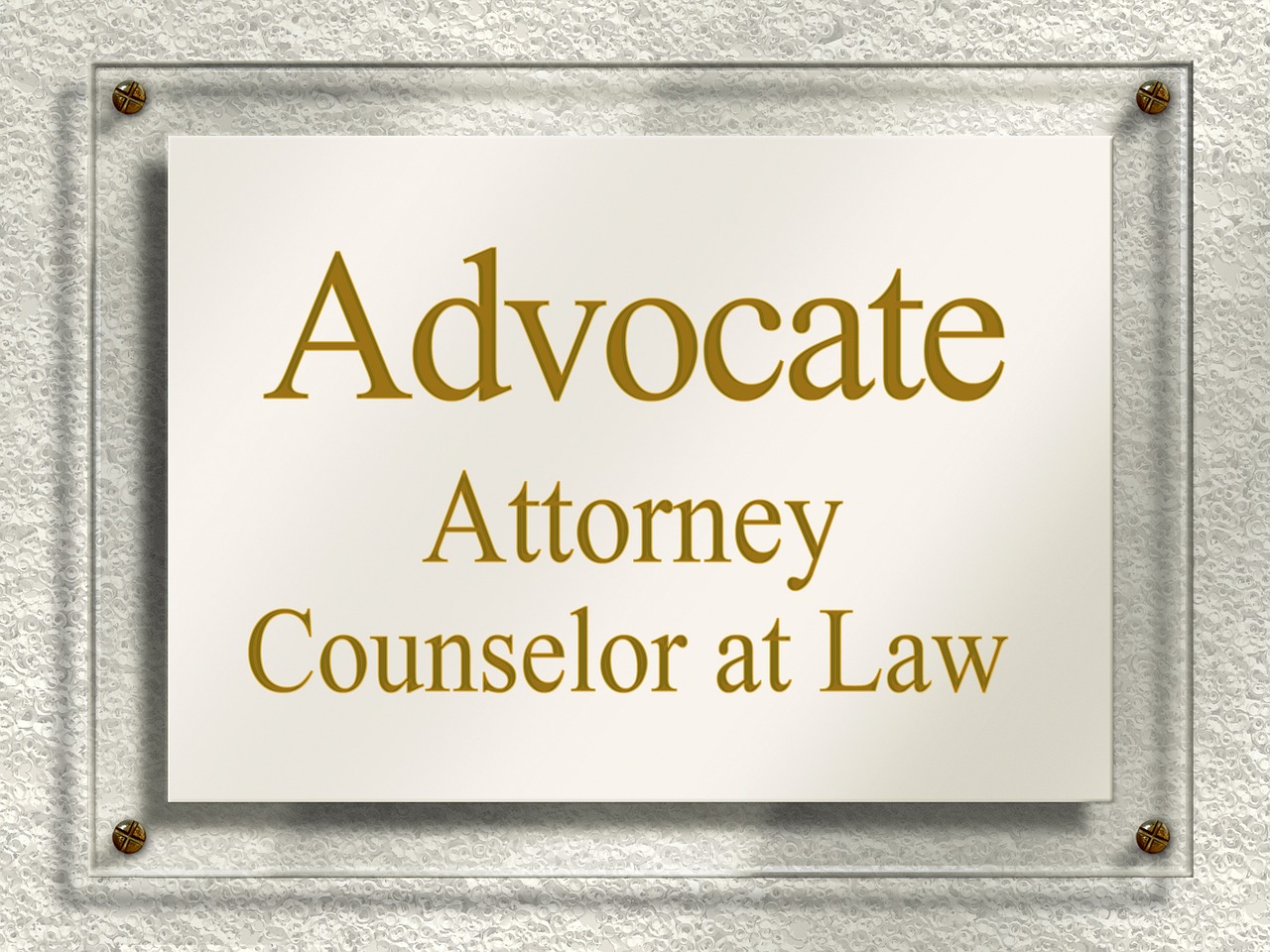 door sign name tag attorney lawyer 469588