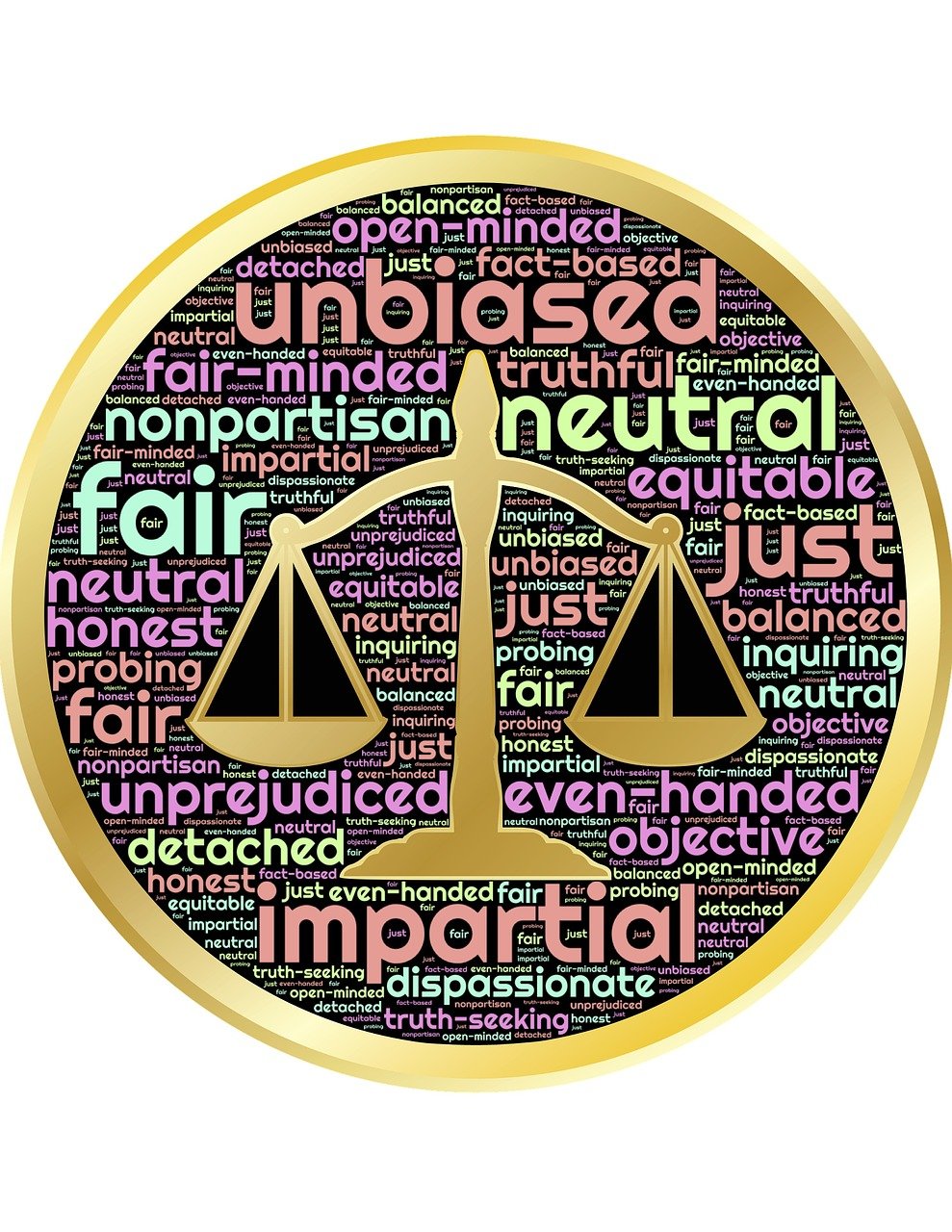 justice scales fairness impartial 683942